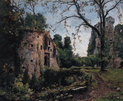 Bastion des Ormes, interiøret i Château de Clisson av Emmanuel Lansyer