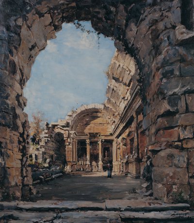 Diana-tempelet, Nîmes av Emmanuel Lansyer