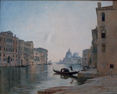 Venezia, Canal Grande, september 1892 (olje på lerret) av Emmanuel Lansyer