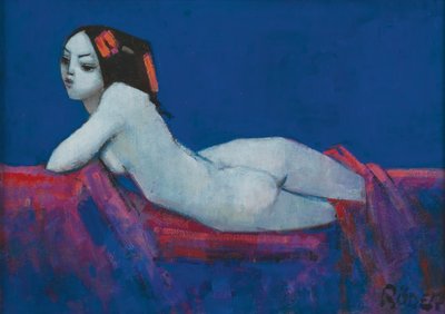 Vicky (olje om bord) av Endre Roder