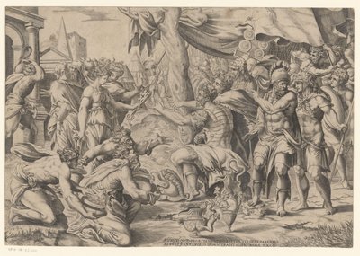 Scipio får gaver av Enea Vico (possibly)