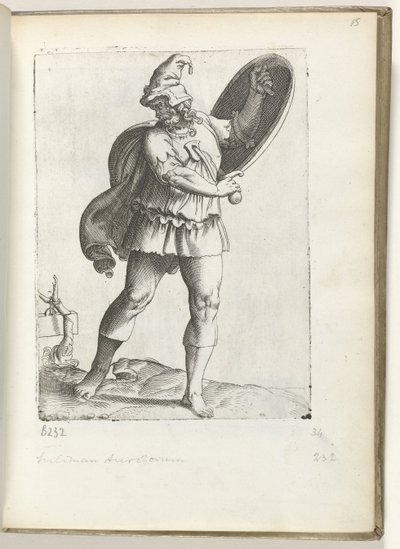 spanske krijgsman ca. 1550 Holdningene til forskjellige nasjoner i vår tidsalder (serietittel) av Enea Vico