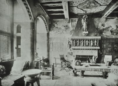 9 Melbury Road: salong, 1890 av English Photographer