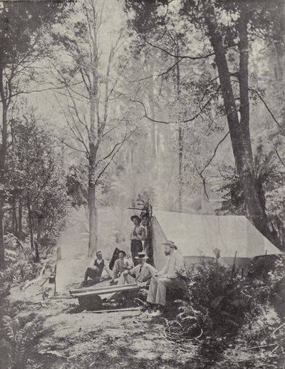 En Bush Camp, Tasmania av English Photographer