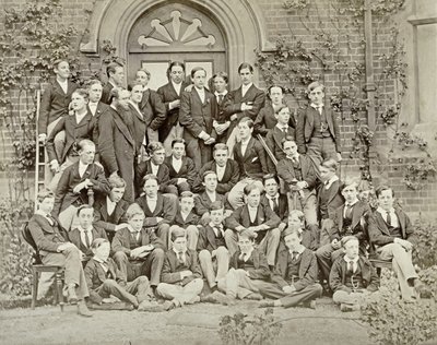 Et husfotografi ved Eton College, 1870-tallet av English Photographer