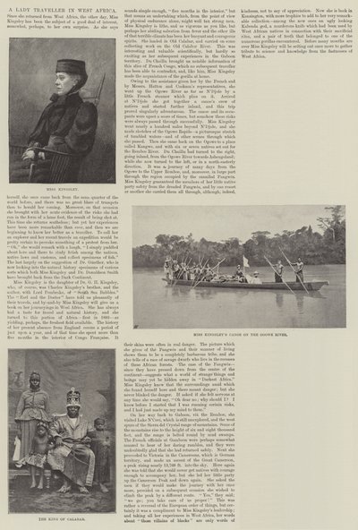 En damereisende i Vest-Afrika av English Photographer