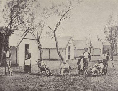 En gruveleir i Hannans, Vest-Australia av English Photographer