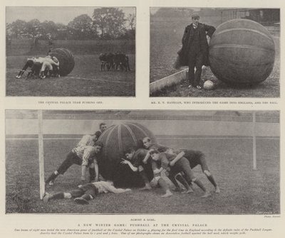 Et nytt vinterspill, Pushball på Crystal Palace av English Photographer