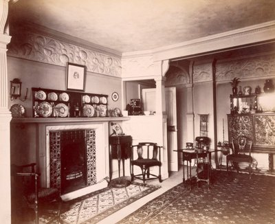 Et Norman Shaw-hus i Hampstead av English Photographer