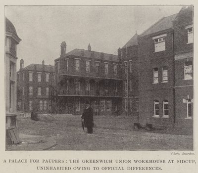 A Palace for Paupers, Greenwich Union Workhouse i Sidcup, ubebodd på grunn av offisielle forskjeller av English Photographer