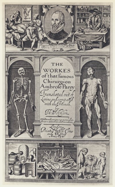 A Pare, The Workes, T Cotes og R Young 1634 (s/hvitt-bilde) av English Photographer