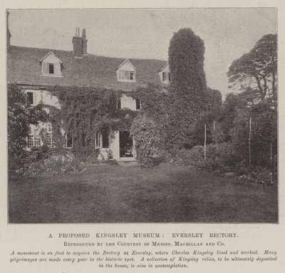 Et foreslått Kingsley Museum, Eversley Rectory av English Photographer
