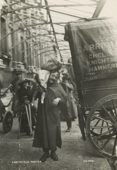 En Smithfield Porter av English Photographer