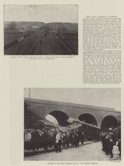 Ulykke på Great Northern Railway av English Photographer
