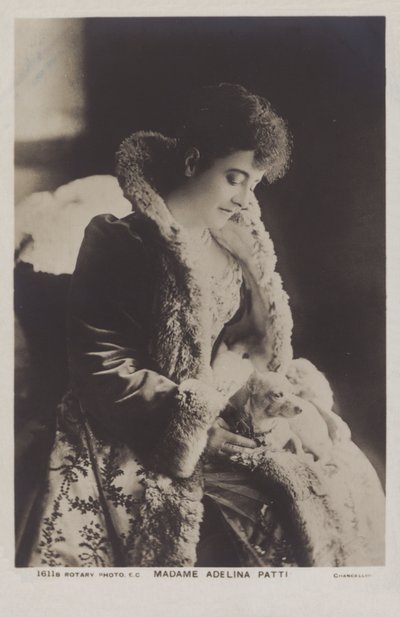 Adelina Patti, italiensk sopran koloratur av English Photographer