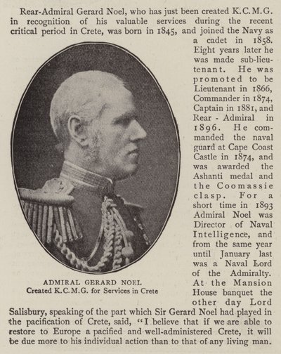 Admiral Gerard Noel av English Photographer