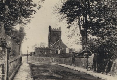 Aldeburgh, Church Hill (s/hvitt bilde) av English Photographer