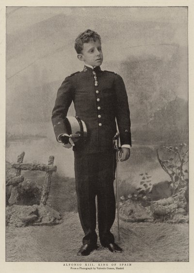 Alfonso XIII, konge av Spania av English Photographer