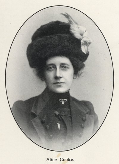 Alice Cooke (s/hvitt bilde) av English Photographer