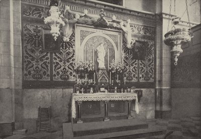Alter fra Latin Church, Nasaret, på stedet for huset der Kristus bodde av English Photographer