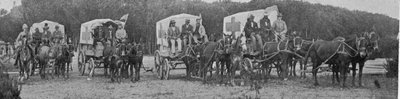 Ambulansevogner forlater Pestsykehuset i Cape Town, illustrasjon fra Kongen, 25. mai 1901 av English Photographer