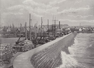 Arbroath, beskyttelsesmuren av English Photographer