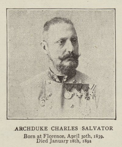 Erkehertug Charles Salvator av English Photographer