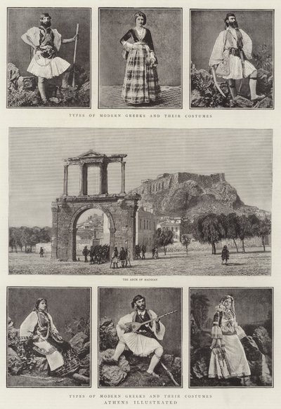 Athen illustrert av English Photographer