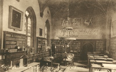 Balliol College Library, Oxford av English Photographer