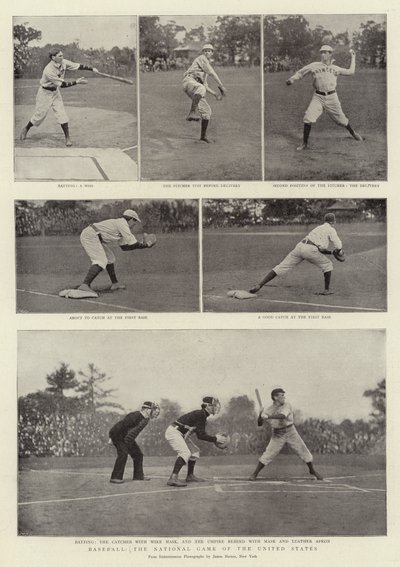 Baseball, det nasjonale spillet i USA av English Photographer