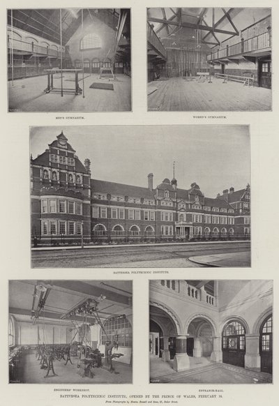 Battersea Polytechnic Institute, åpnet av Prince of Wales, 24. februar av English Photographer