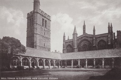Bell Tower and Cloisters, New College, Oxford av English Photographer