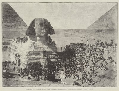 Bicentenary of the Kings Own Scottish Borderers, the Sphinx under a New Aspect av English Photographer