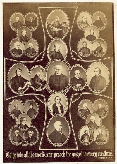Biskoper av Storbritannia og det britiske imperiet (s/hvitt bilde) av English Photographer