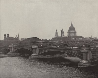 Blackfriars Bridge (s/h-bilde) av English Photographer
