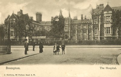 Brompton Hospital, London (s/hvitt bilde) av English Photographer