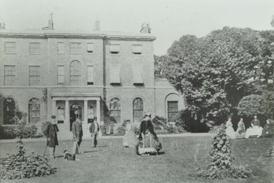 Broomwood House, Broomwood Road: bakre høyde, London, 1890 av English Photographer
