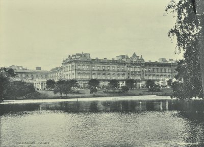 Buckingham Palace, Buckingham Palace, Westminster LB: generell utsikt, 1896 av English Photographer