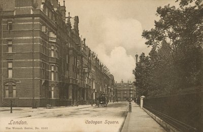 Cadogan Square, London (s/hvitt bilde) av English Photographer