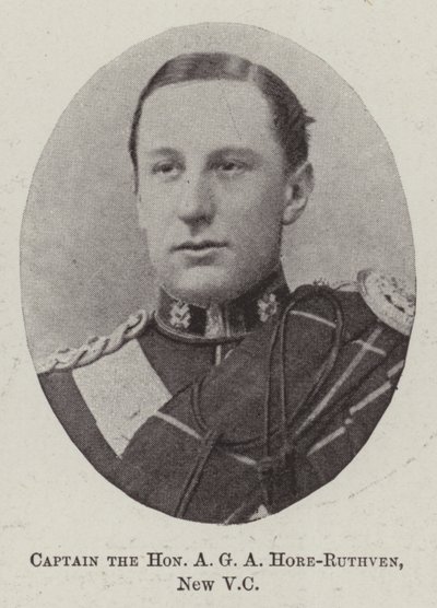 Kaptein den ærede A G A Hore-Ruthven, New VC av English Photographer