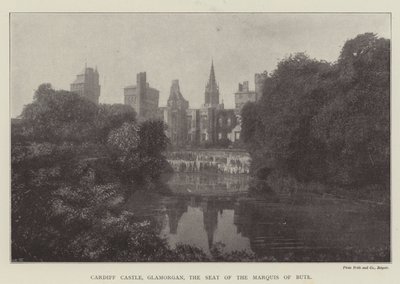 Cardiff Castle, Glamorgan, setet til markisen av Bute av English Photographer