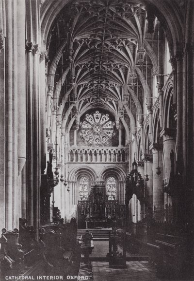 Cathedral Interiør Oxford av English Photographer