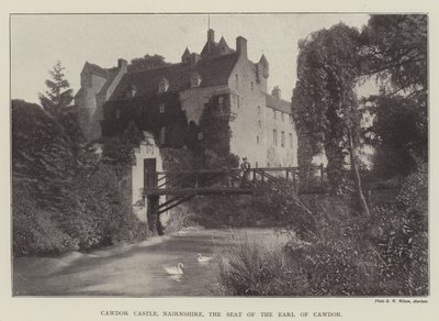 Cawdor Castle, Nairnshire, setet til jarlen av Cawdor av English Photographer