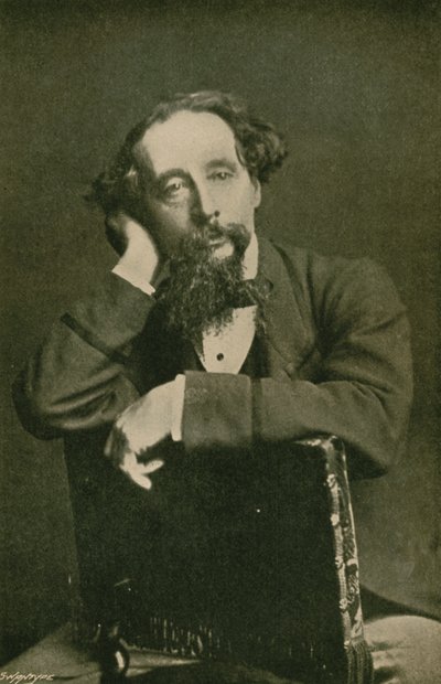 Charles Dickens av English Photographer
