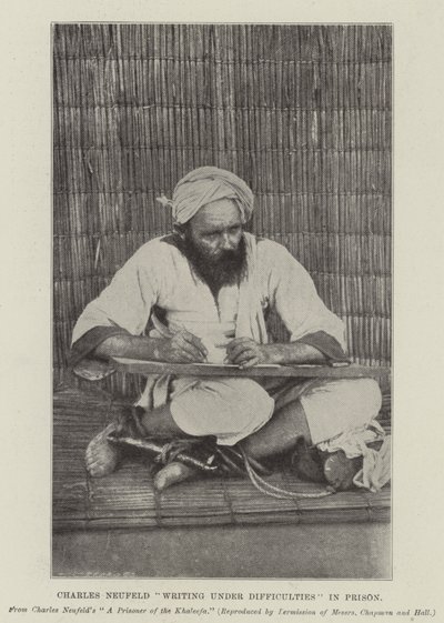 Charles Neufeld skriver under Vanskeligheter i fengsel av English Photographer