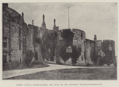 Chirk Castle, Denbighshire, setet til Richard Myddleton-Biddulph av English Photographer