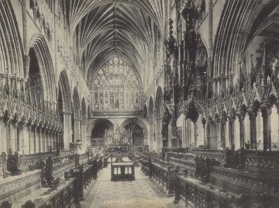 Kor, Exeter Cathedral, Devon av English Photographer