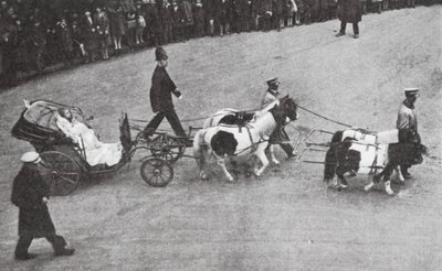 Askepotts trener, Lord Mayor#39;s Show, London (s/hv-bilde) av English Photographer