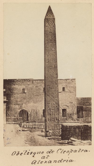 Cleopatras Needle i Alexandria av English Photographer