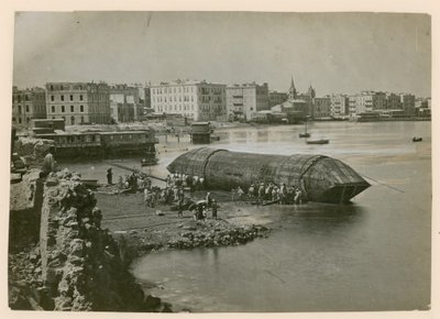 Cleopatras Needle forlater Alexandria av English Photographer